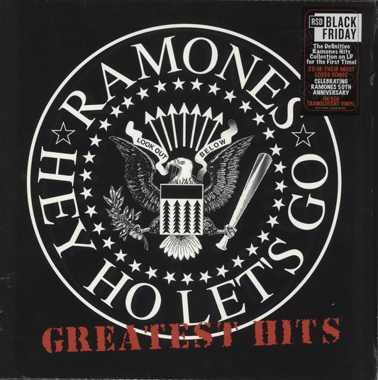 The Ramones Greatest Hits - Red Translucent Vinyl UK Vinyl LP