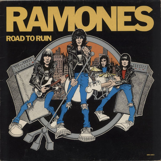 The Ramones Road To Ruin - Yellow Vinyl - VG UK Vinyl LP