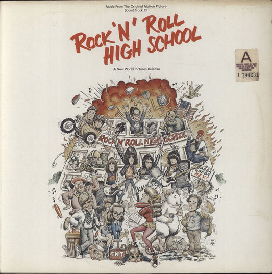 The Ramones Rock 'N' Roll High School - EX Canadian Vinyl LP