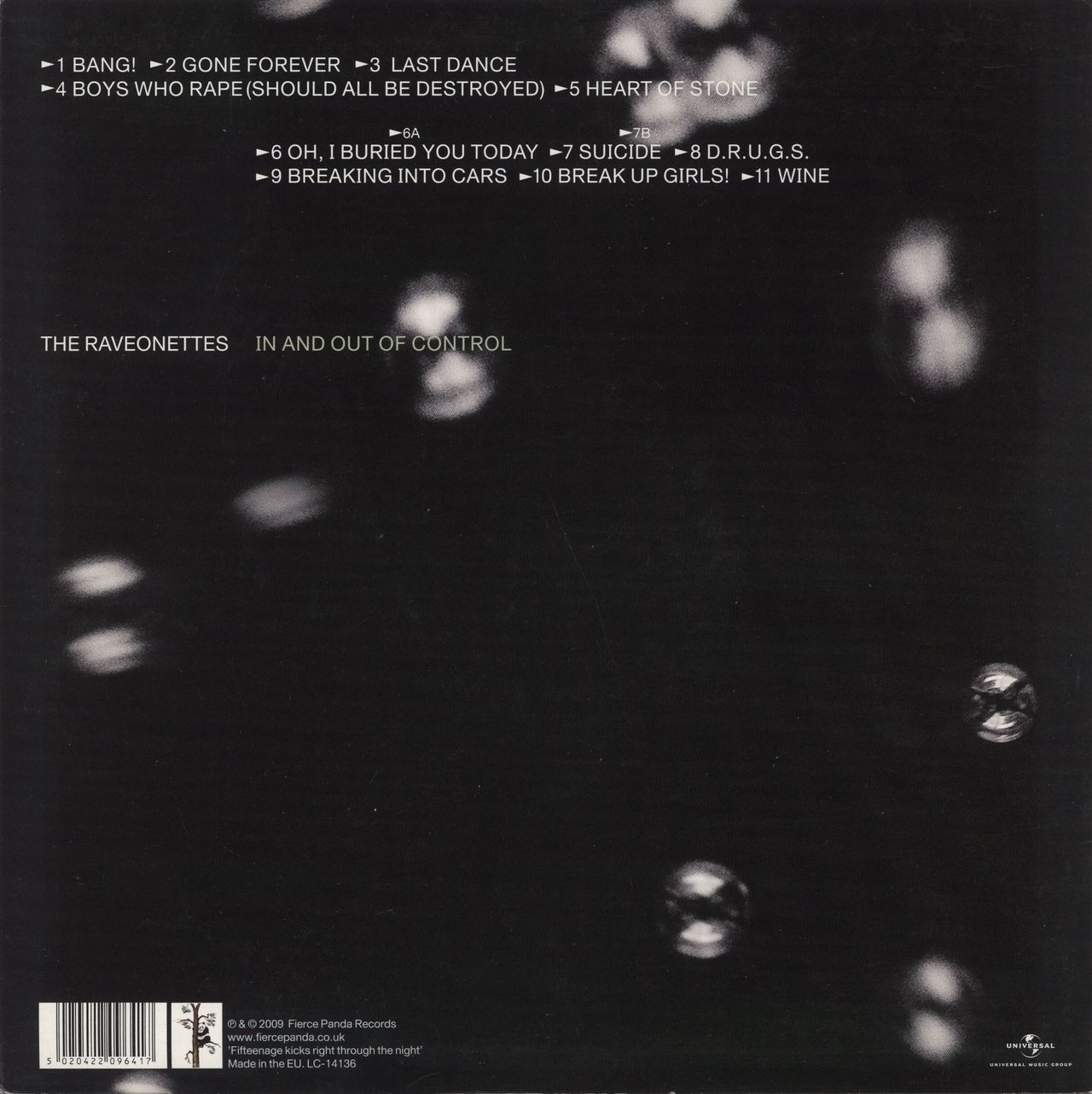 The Raveonettes In And Out Of Control - Autographed UK Vinyl LP