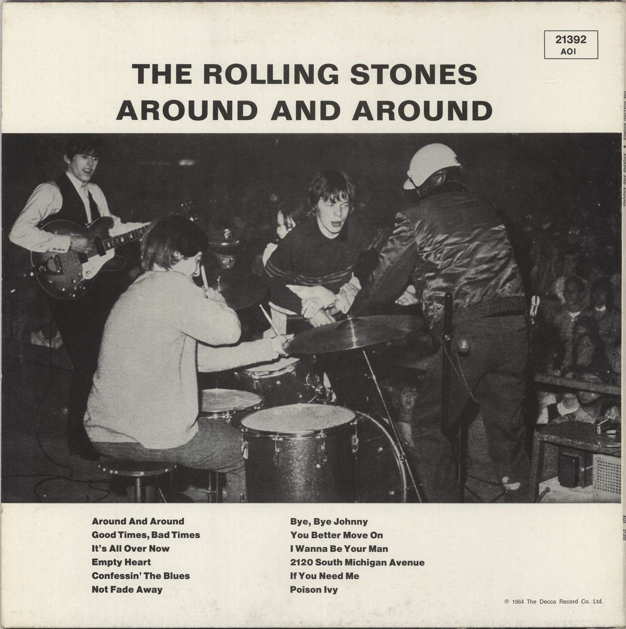 The Rolling Stones Around And Around Italian Vinyl LP