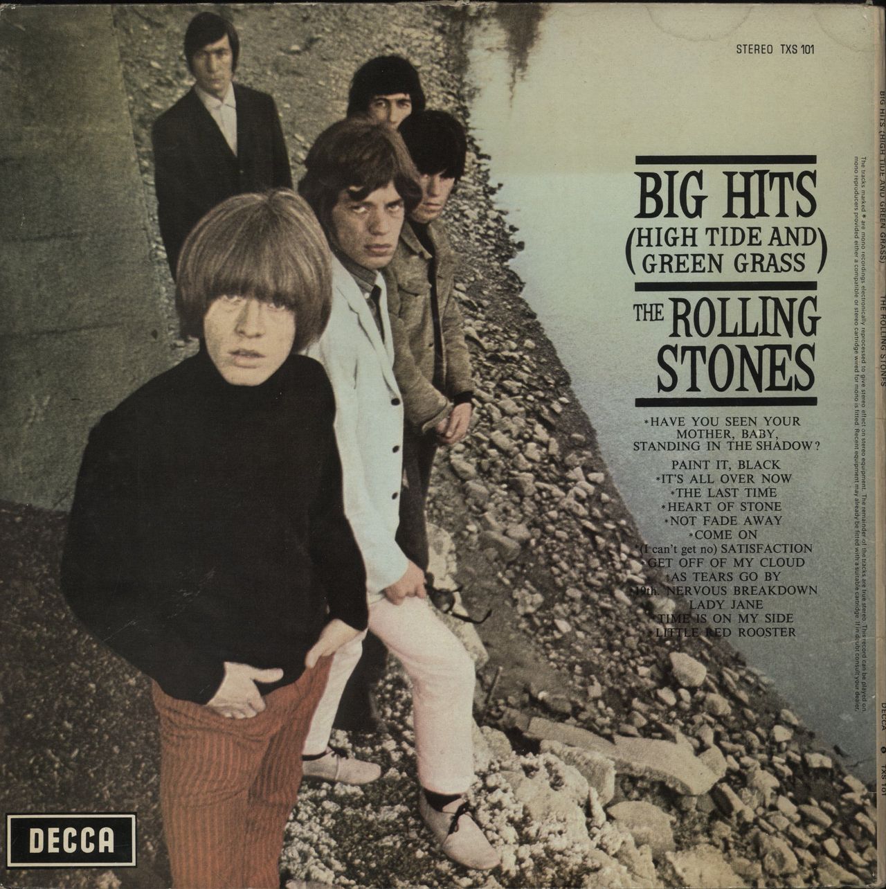 The Rolling Stones Big Hits (High Tide And Green Grass) - 4th - VG UK Vinyl LP