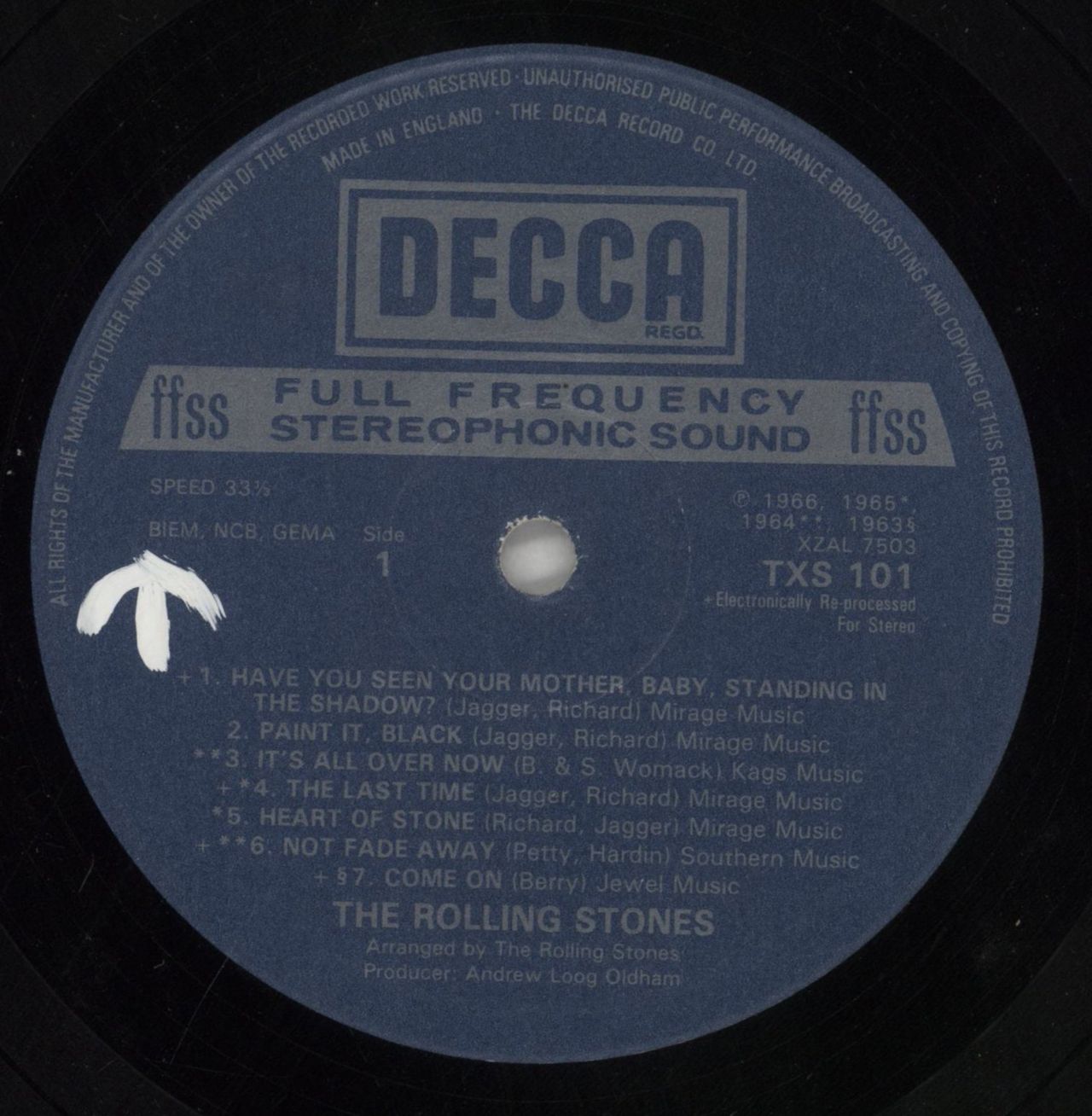 The Rolling Stones Big Hits (High Tide And Green Grass) - 4th - VG UK Vinyl LP