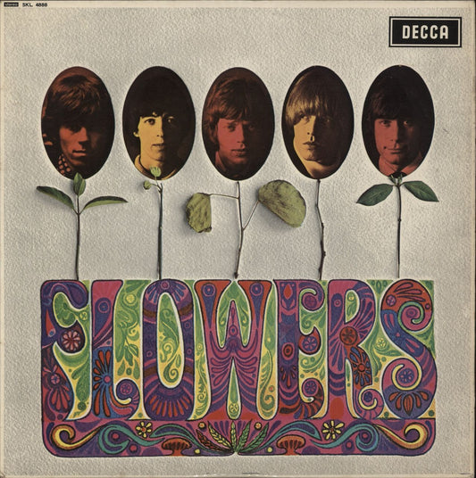 The Rolling Stones Flowers - Export - 1st - Unboxed UK Vinyl LP