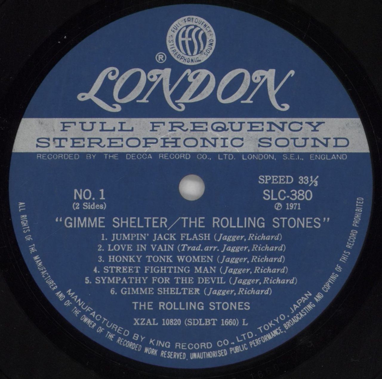 The Rolling Stones Gimme Shelter - Double Obi Japanese Vinyl LP