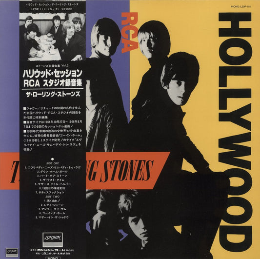 The Rolling Stones Hollywood RCA Sessions Japanese Vinyl LP