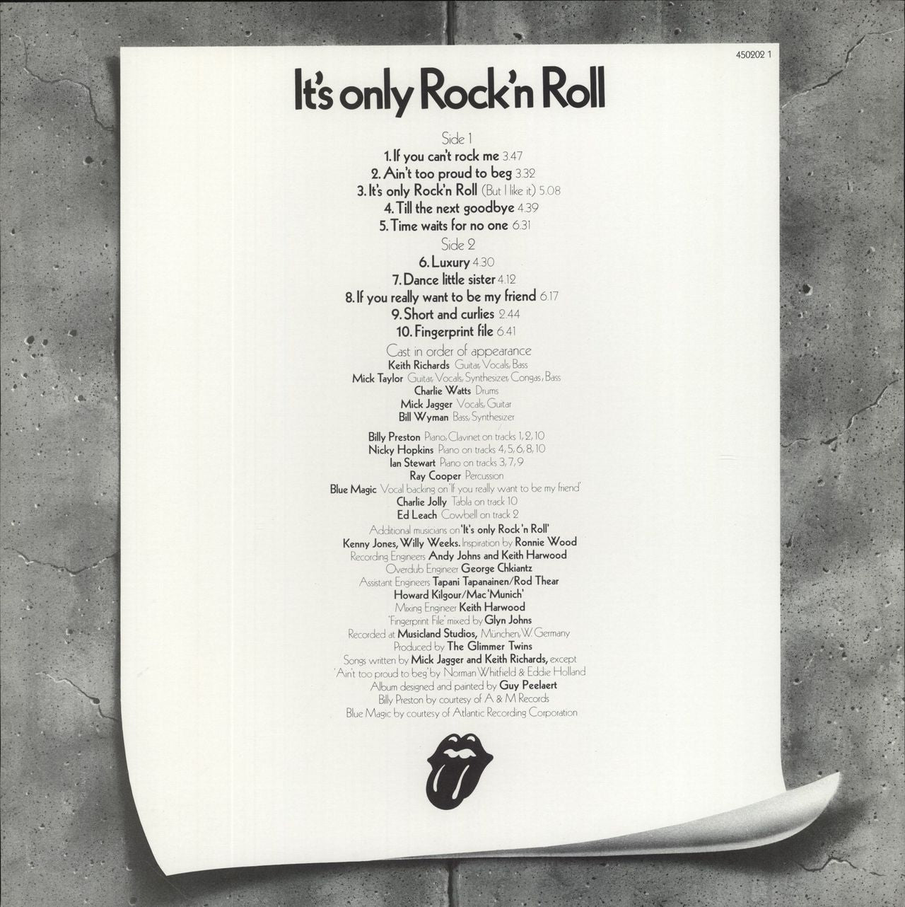 The Rolling Stones It's Only Rock 'N Roll UK Vinyl LP