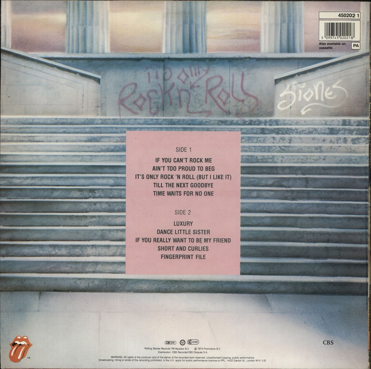 The Rolling Stones It's Only Rock 'N Roll UK Vinyl LP