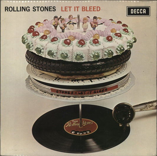 The Rolling Stones Let It Bleed - 5th + Poster UK Vinyl LP