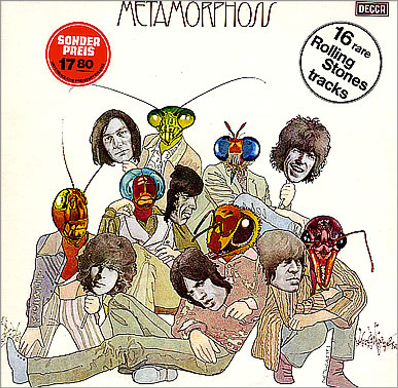 The Rolling Stones Metamorphosis - Red Label - Original German Vinyl LP
