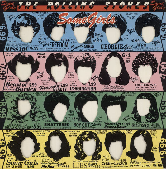 The Rolling Stones Some Girls - 2nd - BPGY US Vinyl LP