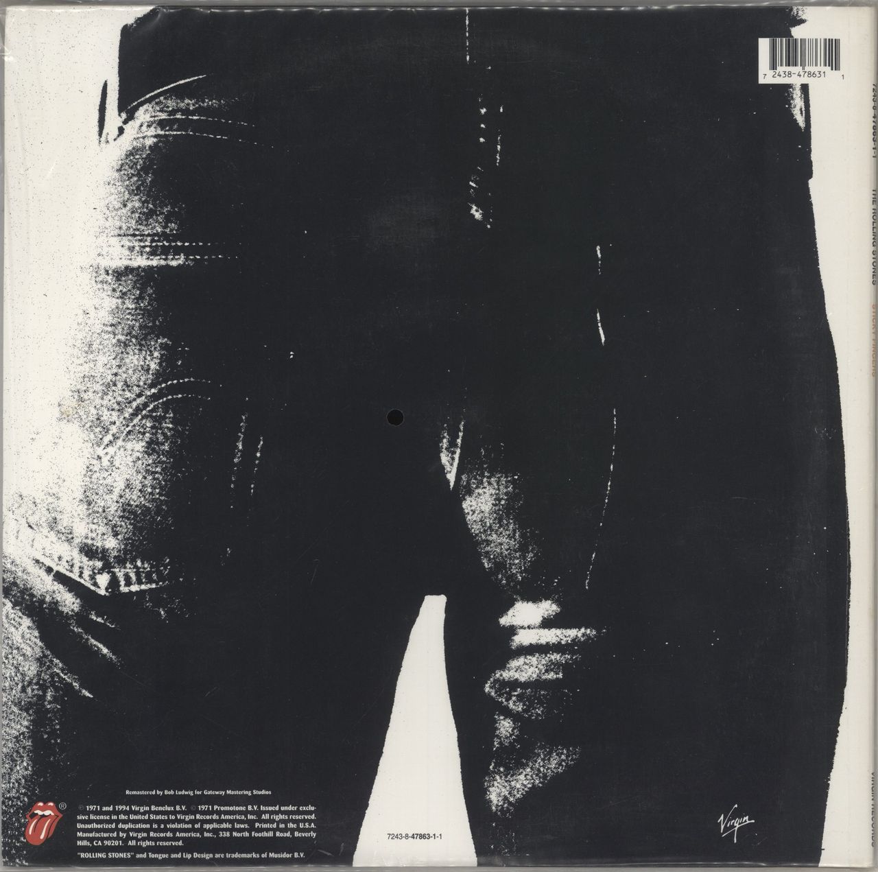 The Rolling Stones Sticky Fingers - 180gm - Sealed US Vinyl LP