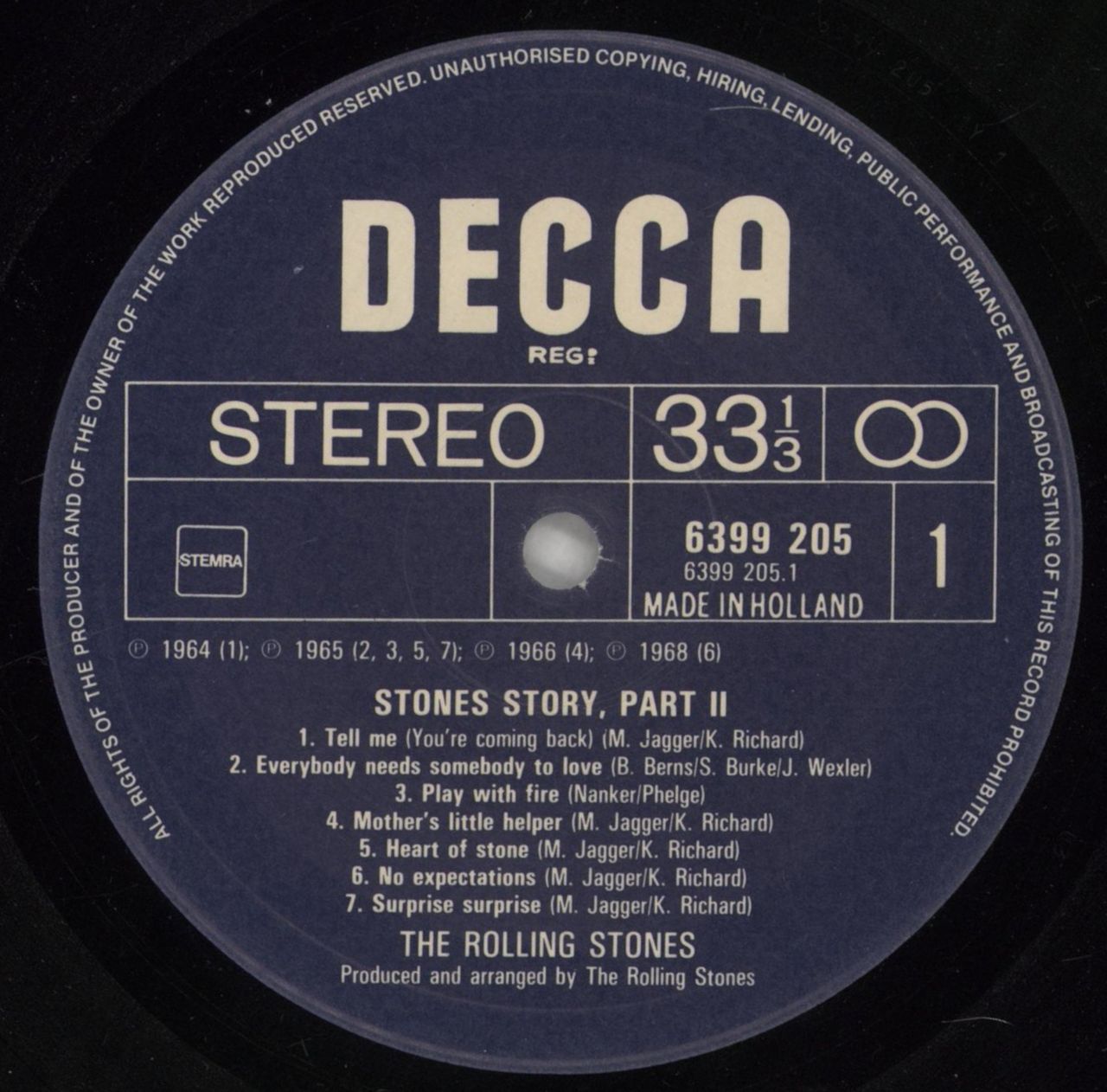 The Rolling Stones Stones Story 2 Dutch 2-LP vinyl set
