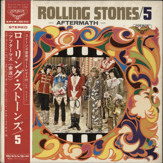 The Rolling Stones The Rolling Stones / 5 + Poster & Obi Japanese Vinyl LP