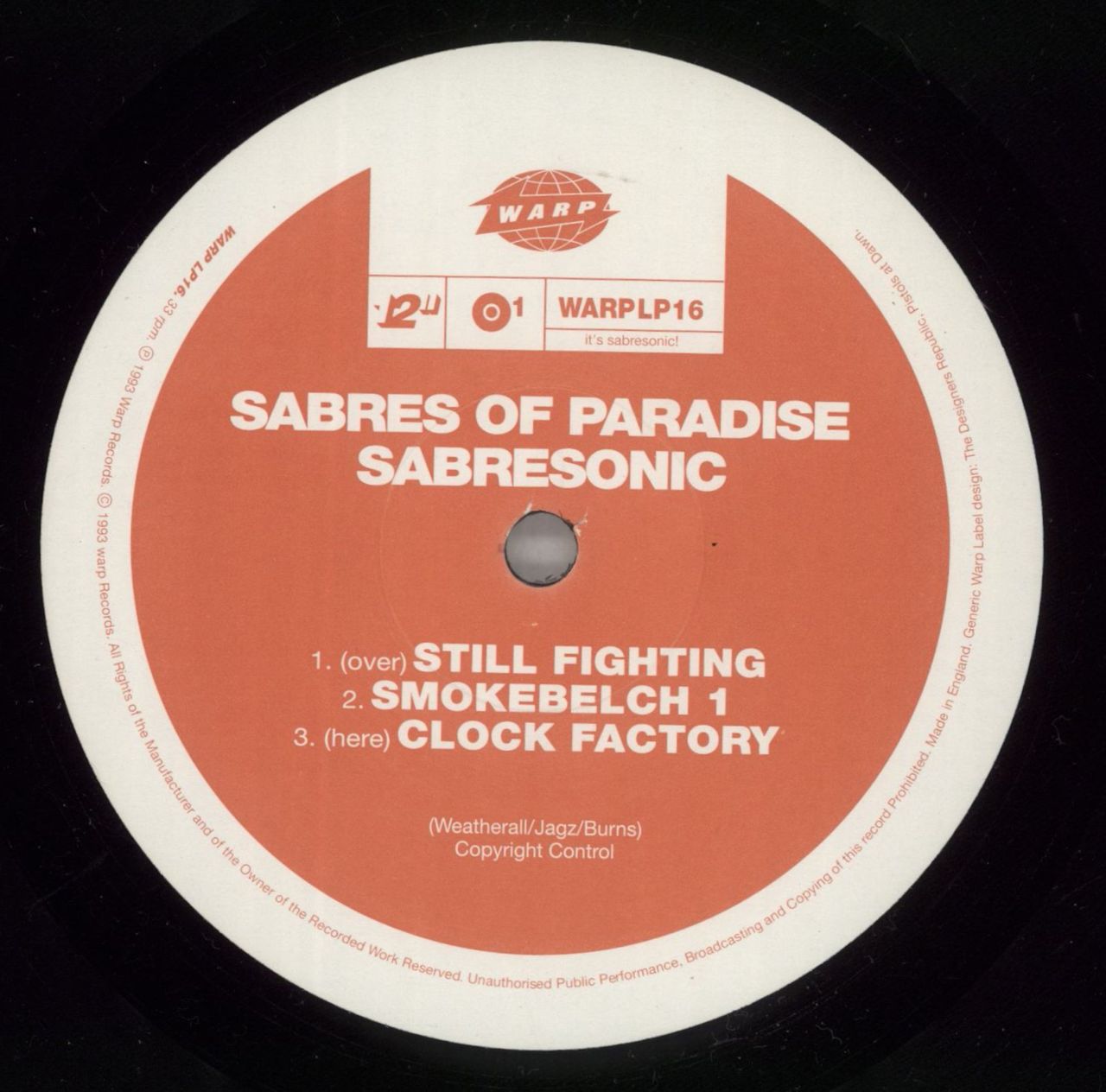 The Sabres Of Paradise Sabresonic + 7" UK 2-LP vinyl set