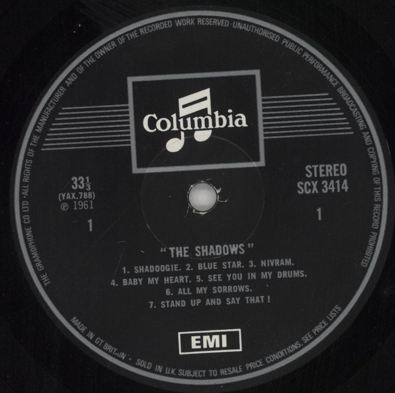 The Shadows The Shadows UK Vinyl LP
