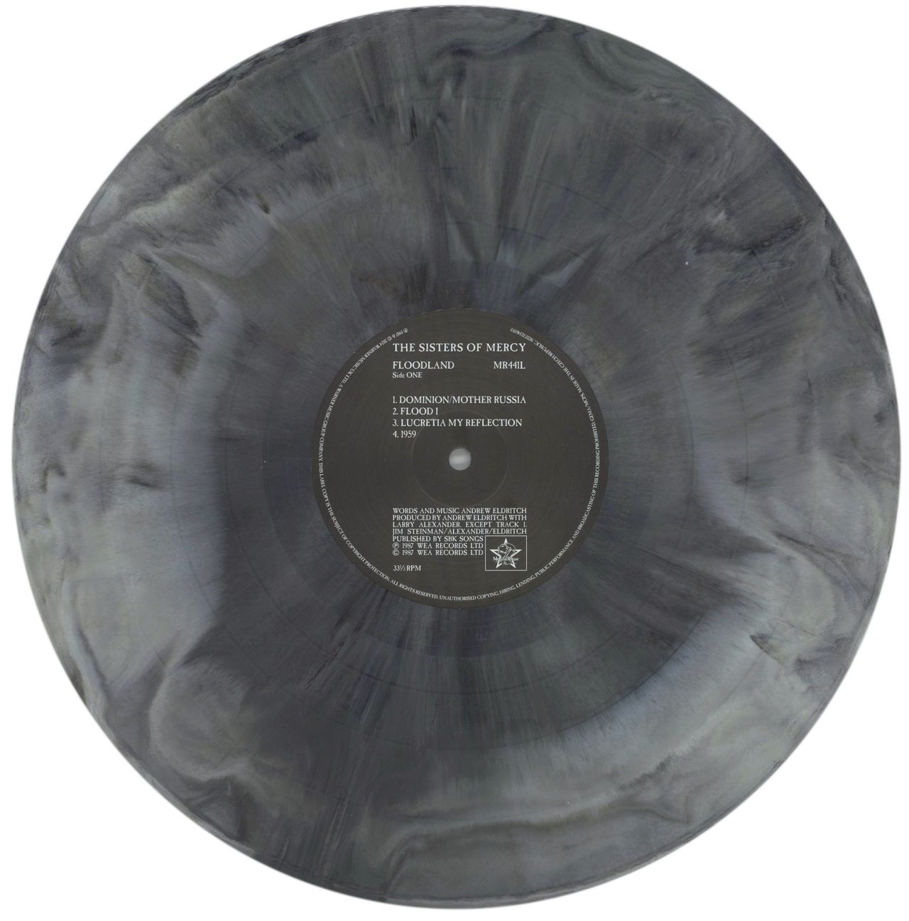 The Sisters Of Mercy Floodland - Black Ice Galaxy Vinyl UK Vinyl LP