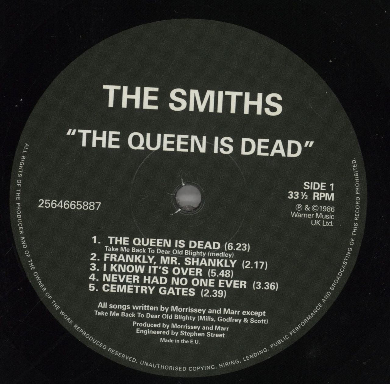 The Smiths The Queen Is Dead - 180 Gram UK Vinyl LP