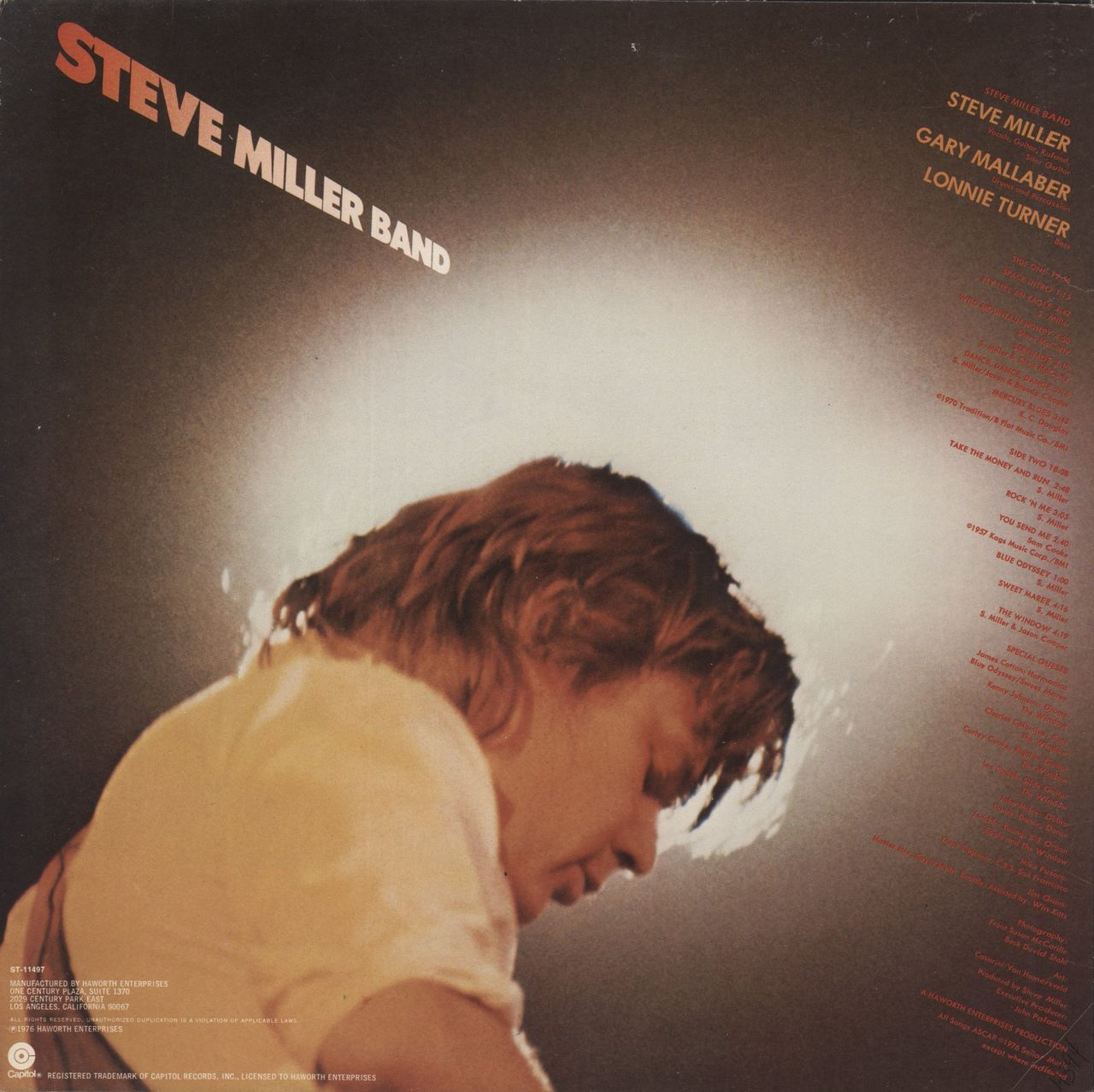 The Steve Miller Band Fly Like An Angel US Vinyl LP