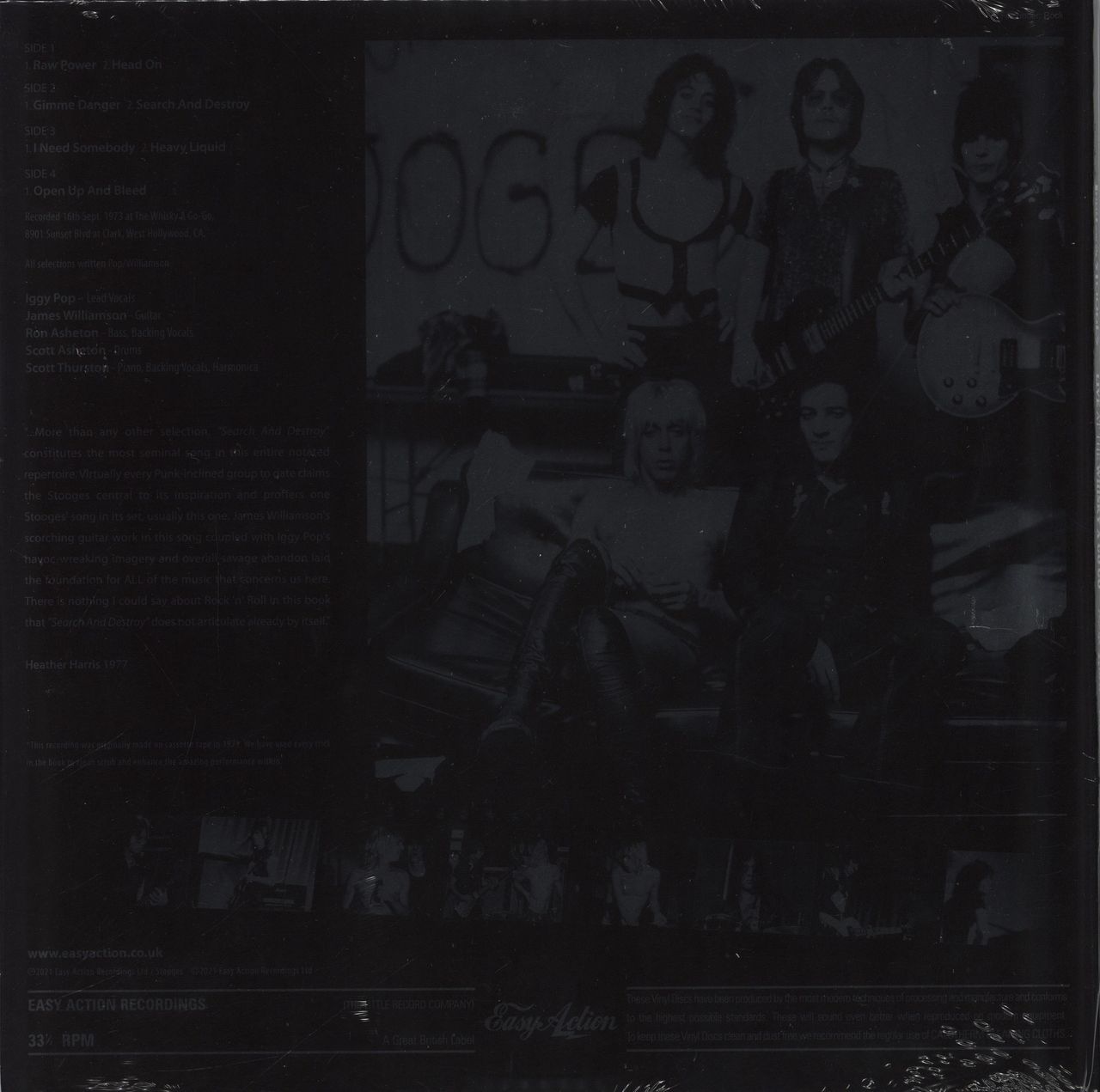 The Stooges Live At The Whisky A Go Go - RSD 2021 - Splatter Vinyl - Sealed UK 2-LP vinyl set