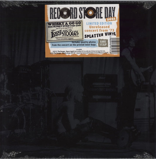 The Stooges Live At The Whisky A Go Go - RSD 2021 - Splatter Vinyl - Sealed UK 2-LP vinyl set