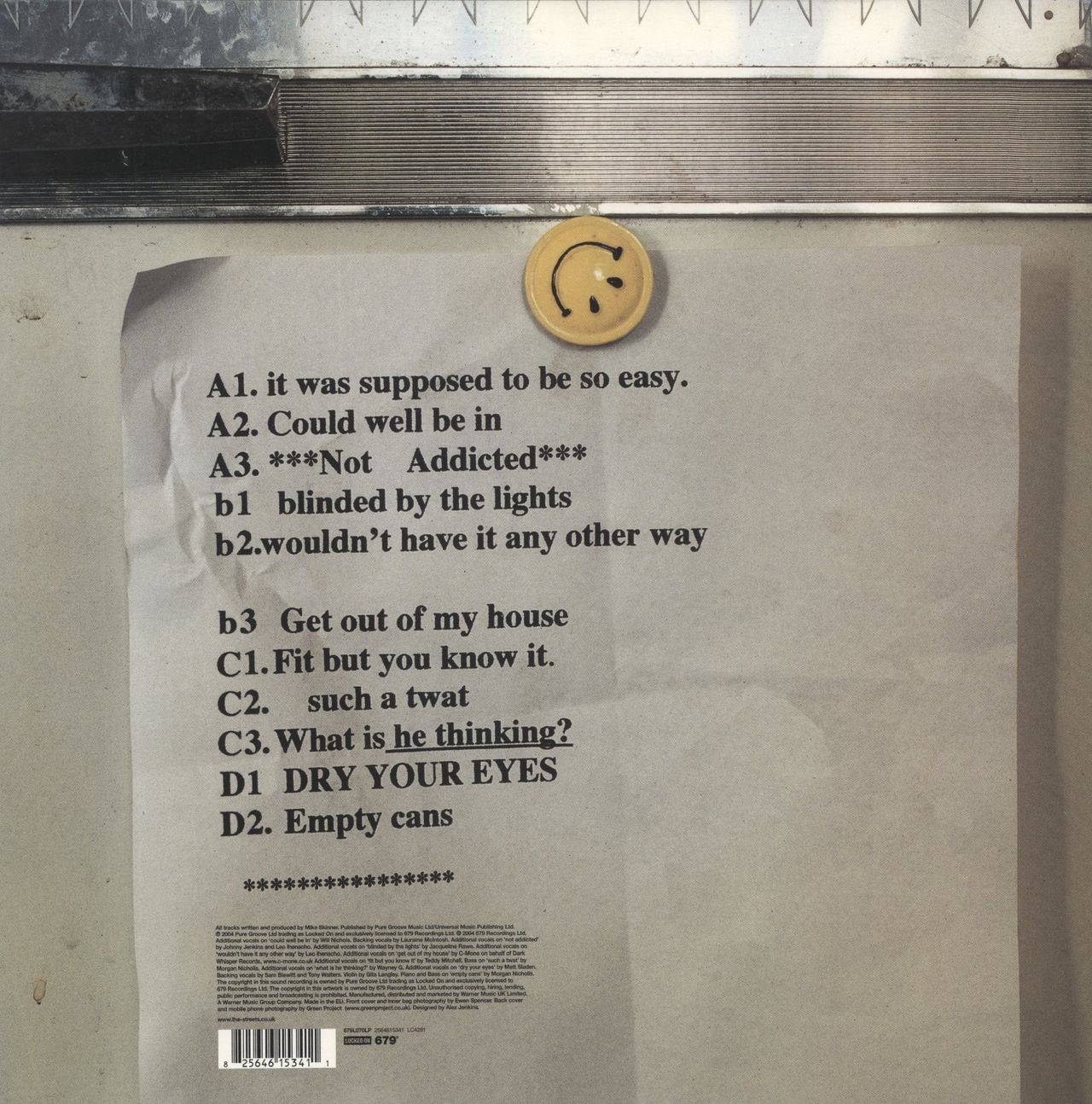 The Streets A Grand Don't Come For Free UK 2-LP vinyl set
