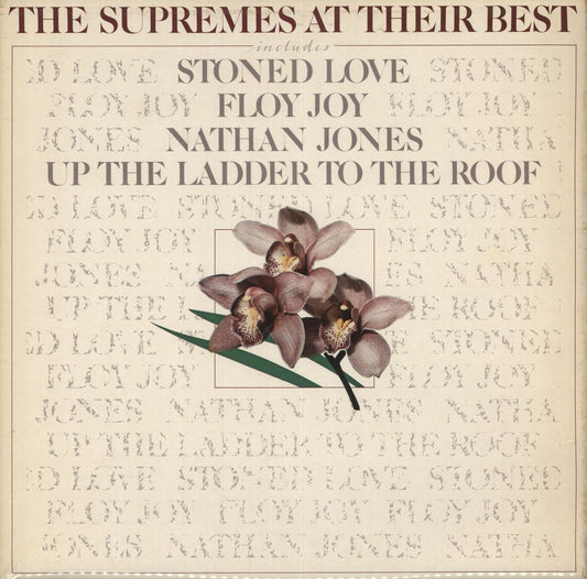 The Supremes At Their Best UK Vinyl LP