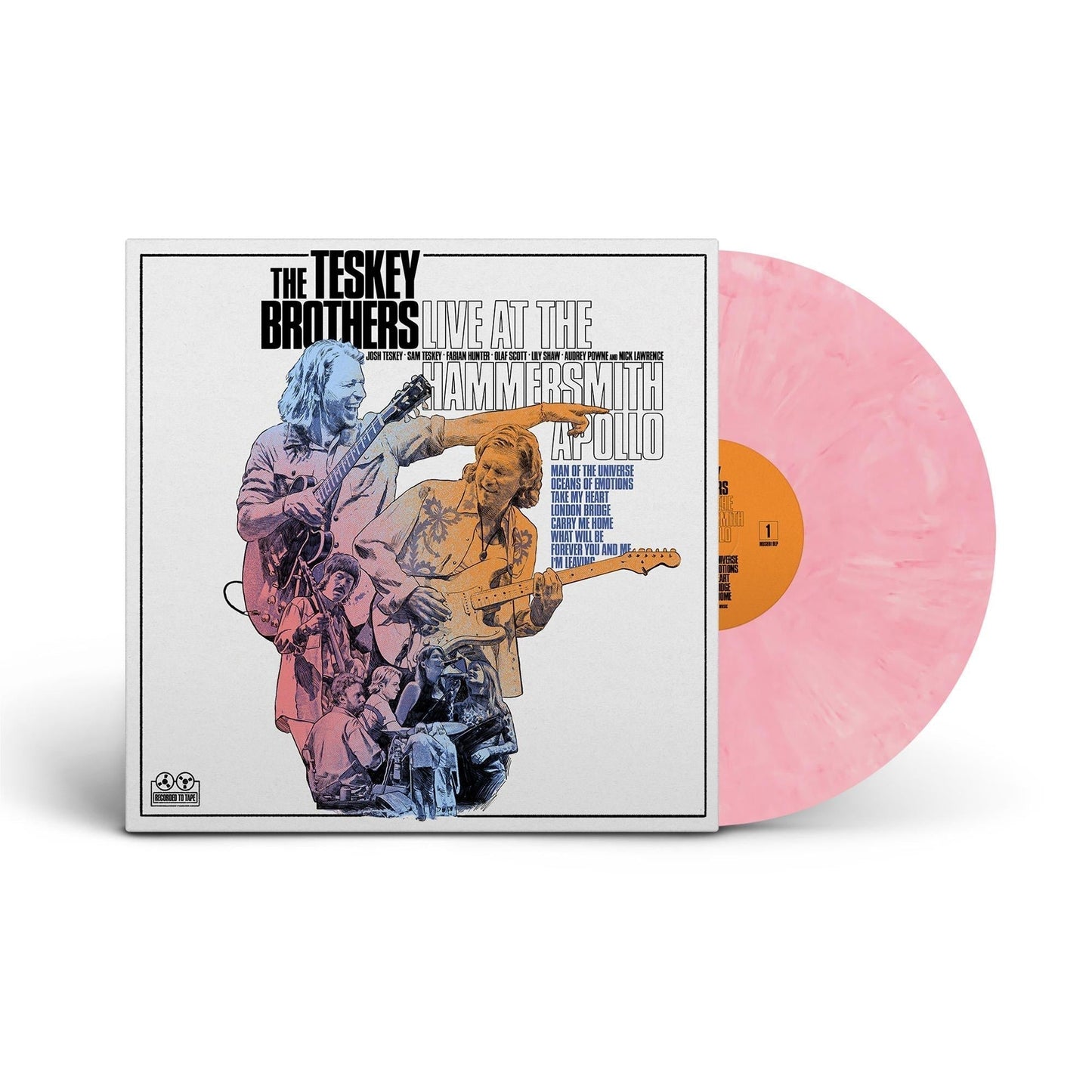 The Teskey Brothers - Live At The Hammersmith Apollo - Pink Vinyl LP Record
