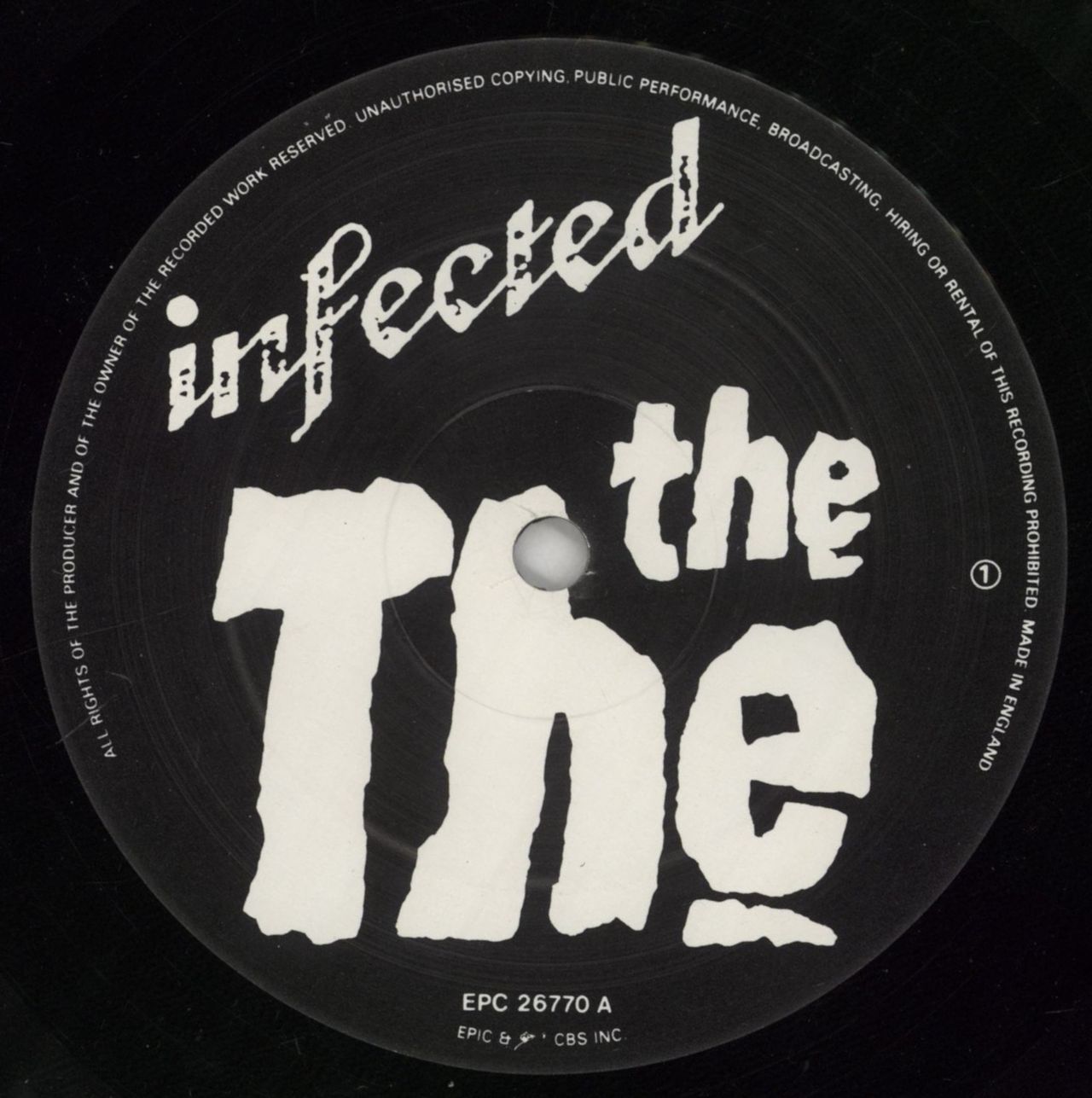 The The Infected - Stickered Torture Sleeve - EX UK Vinyl LP