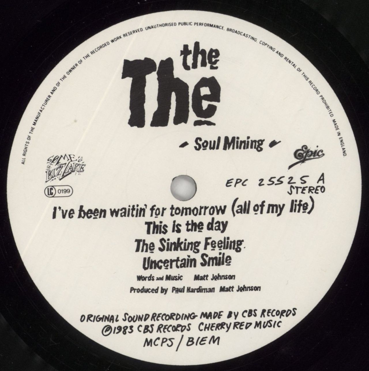 The The Soul Mining - Barcode Sleeve UK Vinyl LP