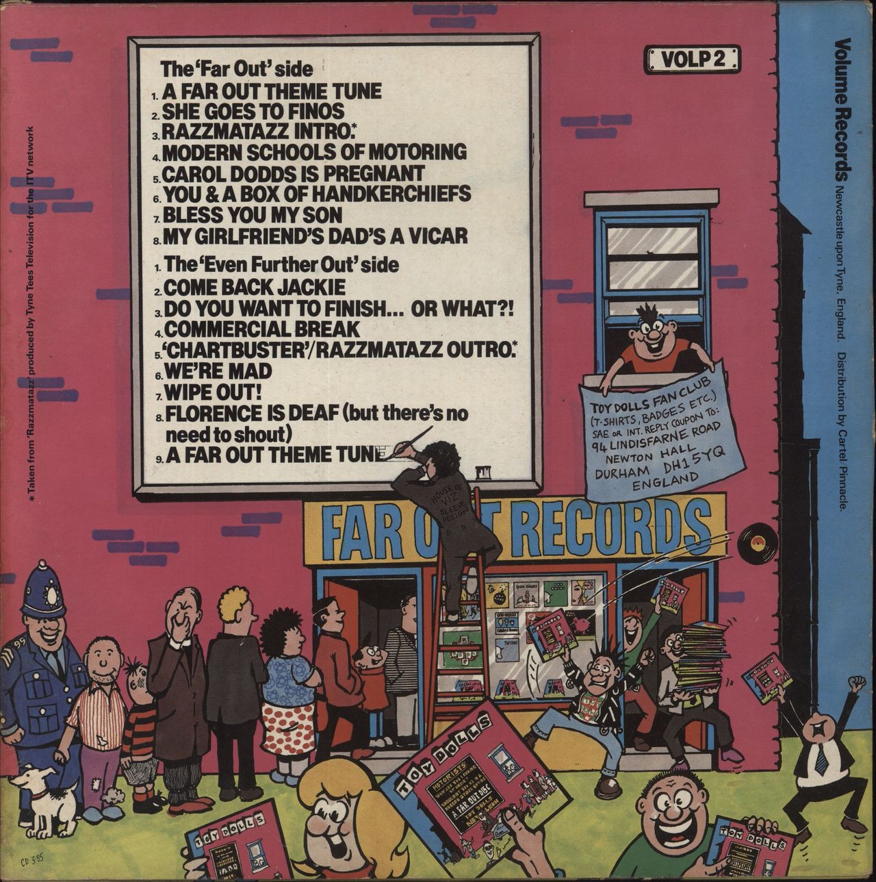 The Toy Dolls (70s) A Far Out Disc UK Vinyl LP