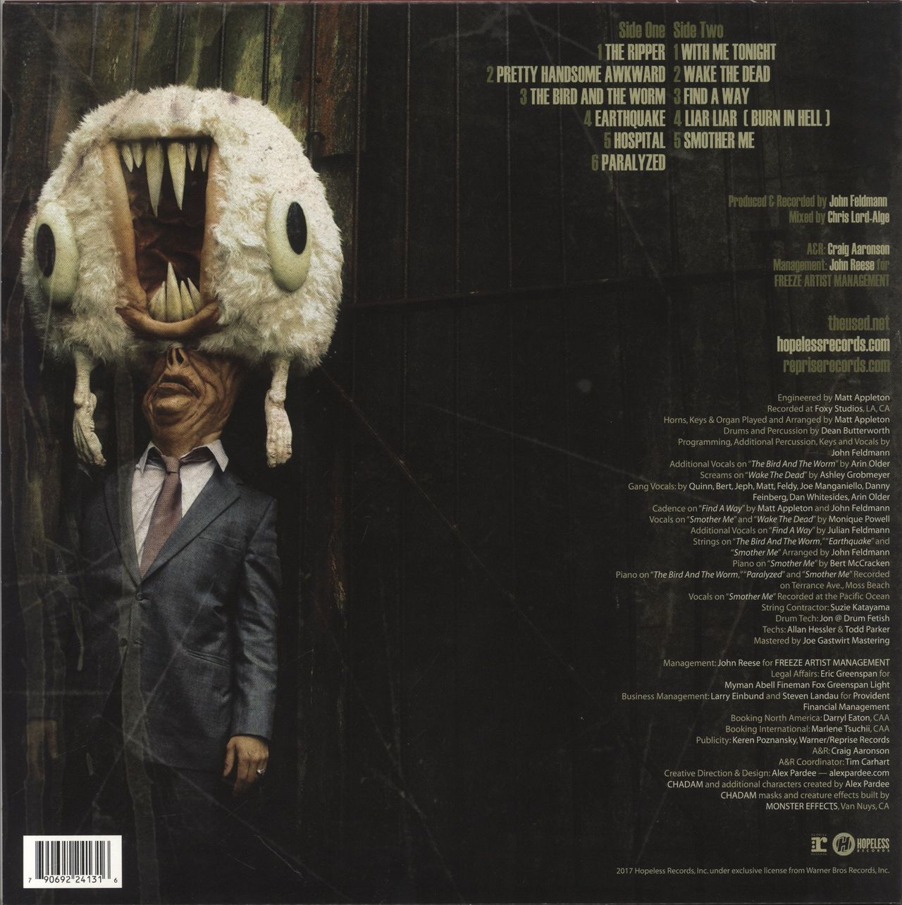 The Used Lies For The Liars US Vinyl LP