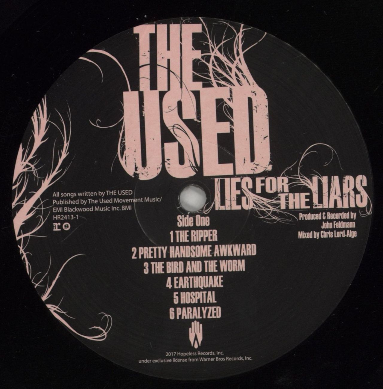 The Used Lies For The Liars US Vinyl LP