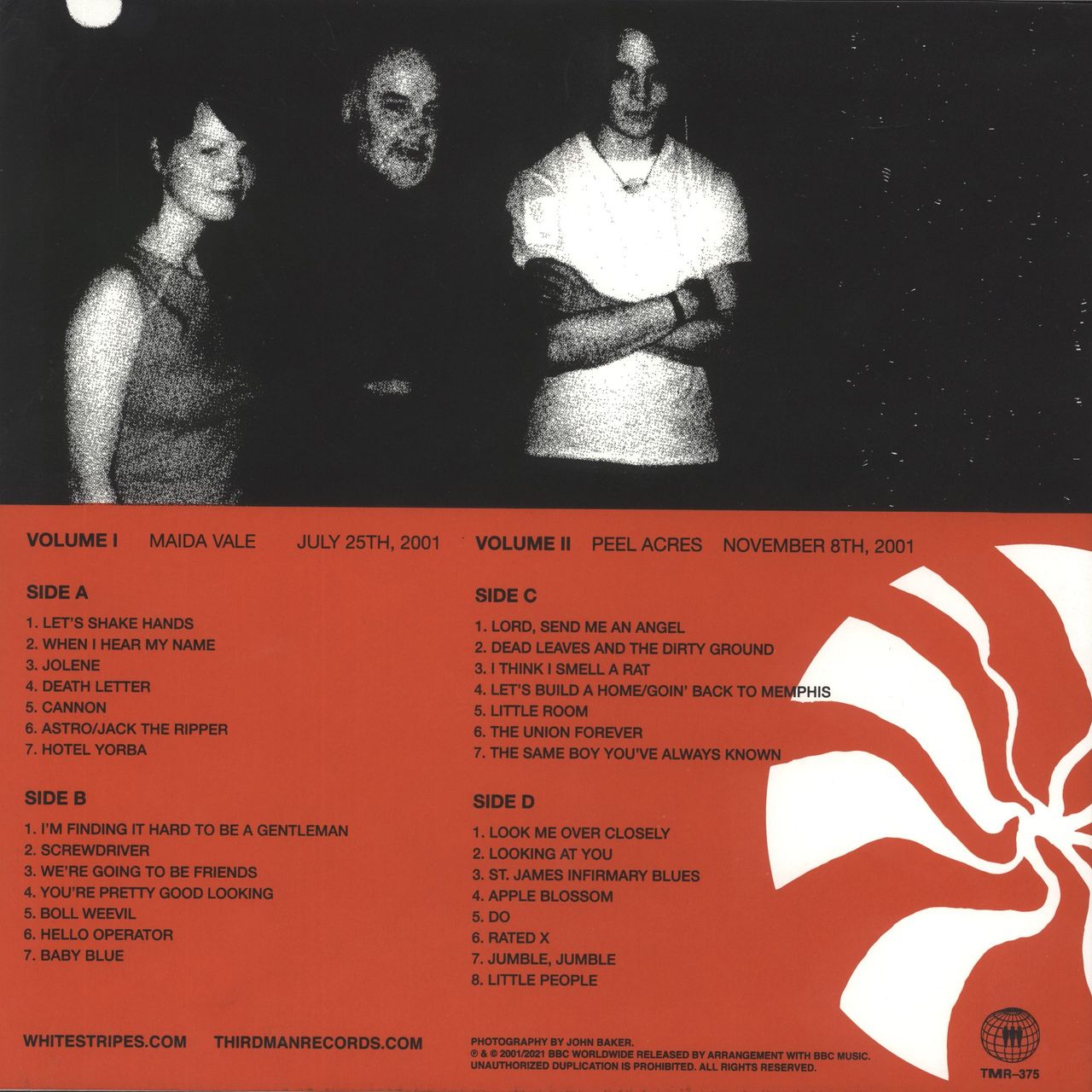 The White Stripes The Complete John Peel Sessions - Screen Printed Sleeve US 2-LP vinyl set