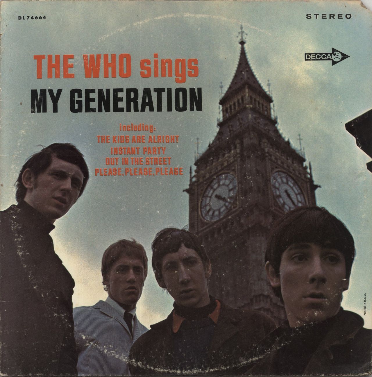 The Who My Generation - 2nd US Vinyl LP
