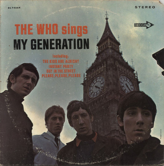 The Who My Generation - 2nd US Vinyl LP