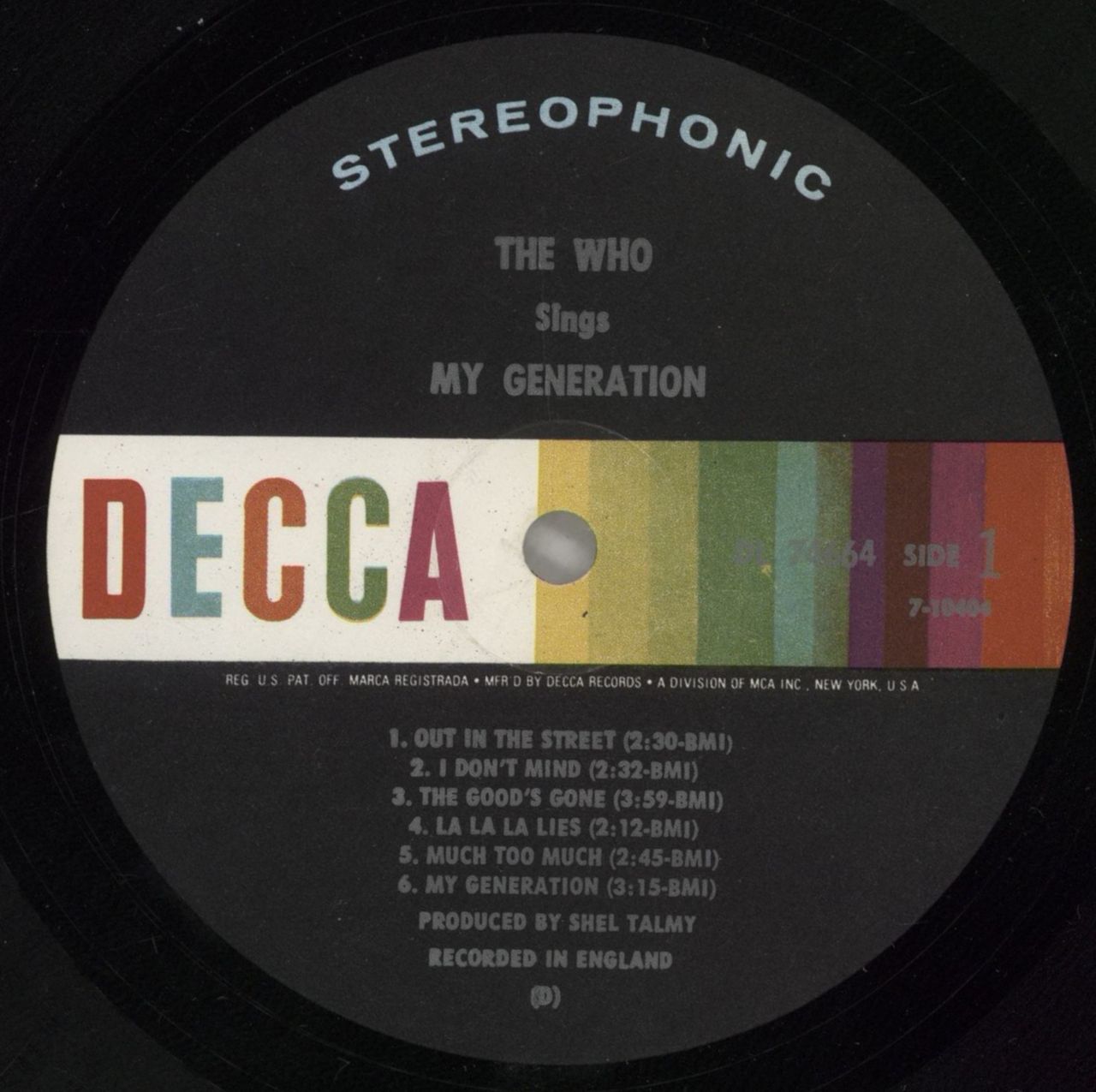The Who My Generation - 2nd US Vinyl LP
