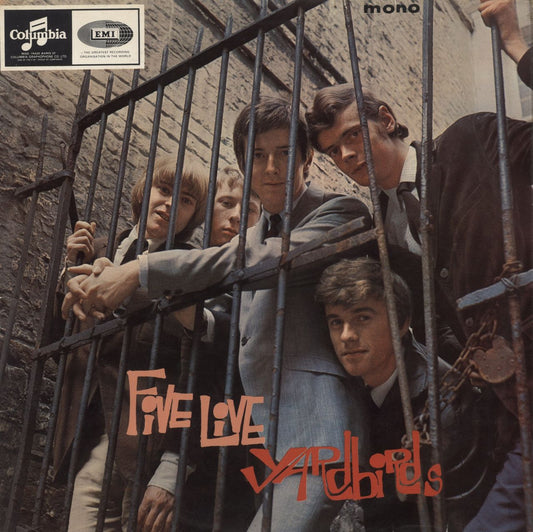 The Yardbirds Five Live Yardbirds - 1st - VG UK Vinyl LP
