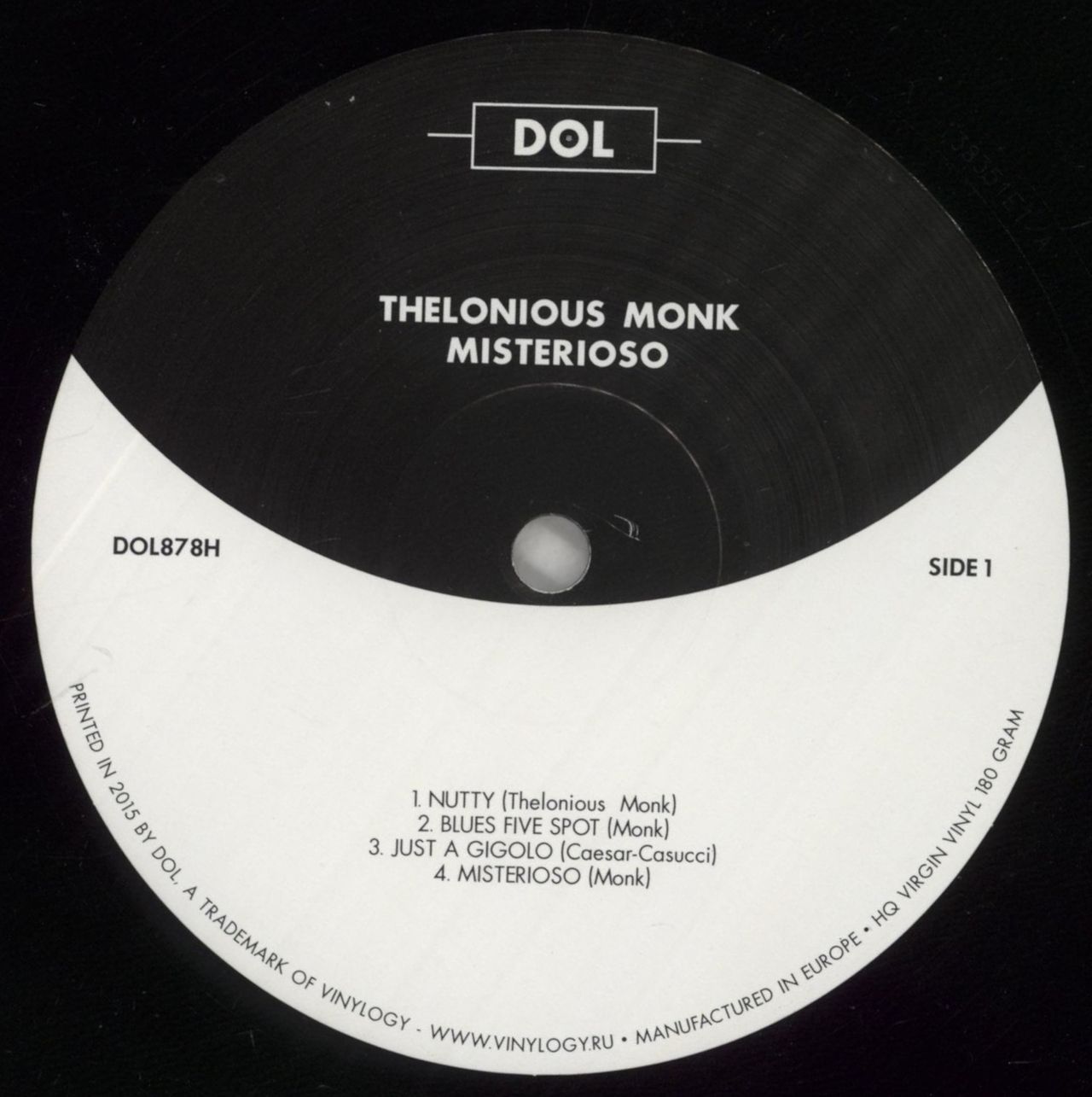 Thelonious Monk Misterioso - 180gm Vinyl - Shrink UK Vinyl LP