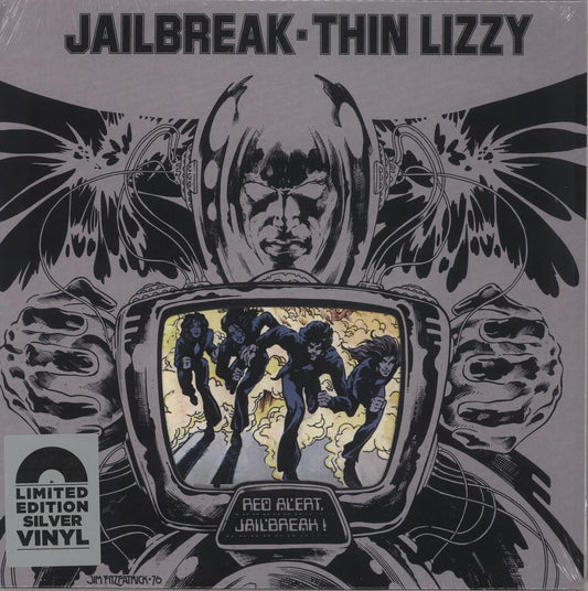 Thin Lizzy Jailbreak - Silver Vinyl UK Vinyl LP