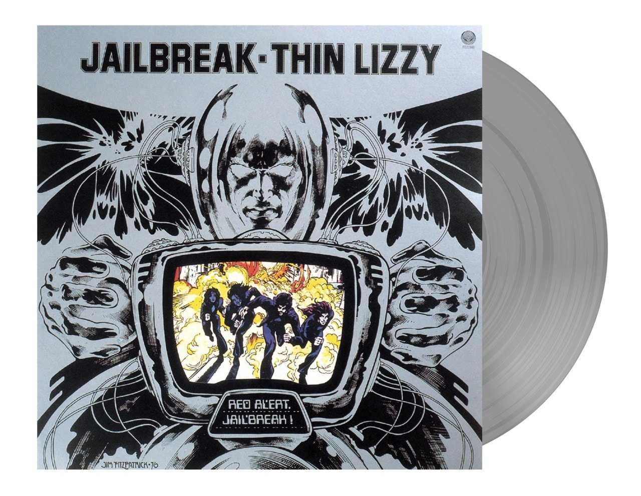 Thin Lizzy Jailbreak - Silver Vinyl UK Vinyl LP