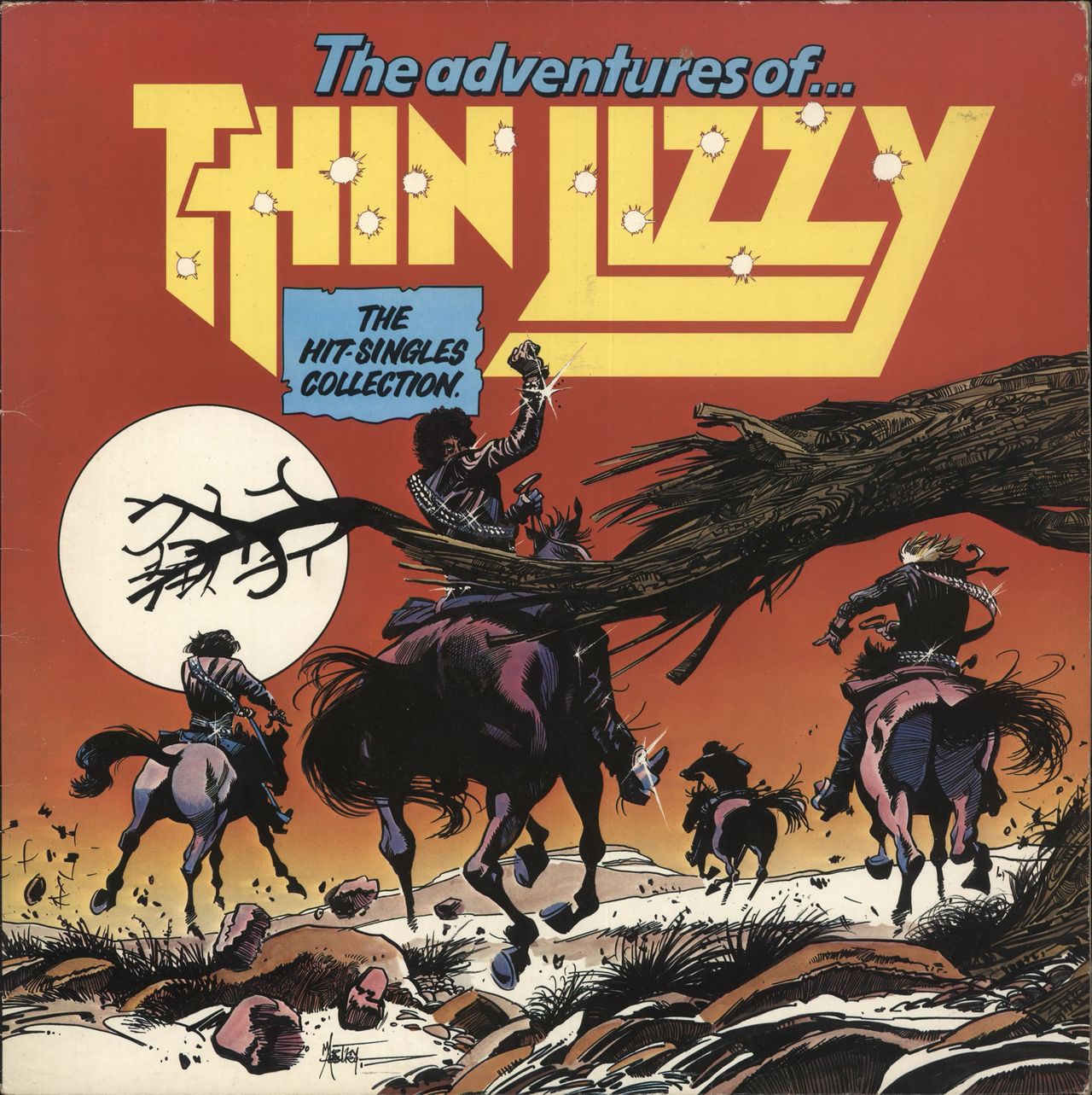 Thin Lizzy The Adventures Of Thin Lizzy: The Hit Singles Collection UK Vinyl LP