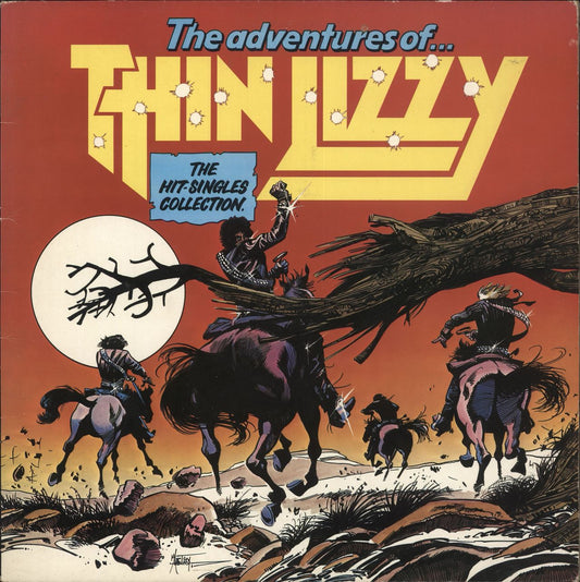 Thin Lizzy The Adventures Of Thin Lizzy: The Hit Singles Collection UK Vinyl LP