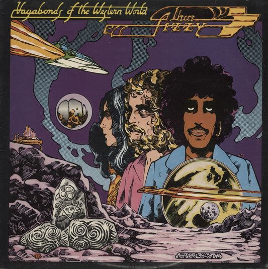 Thin Lizzy Vagabonds Of The Western World - 1st + Insert UK Vinyl LP