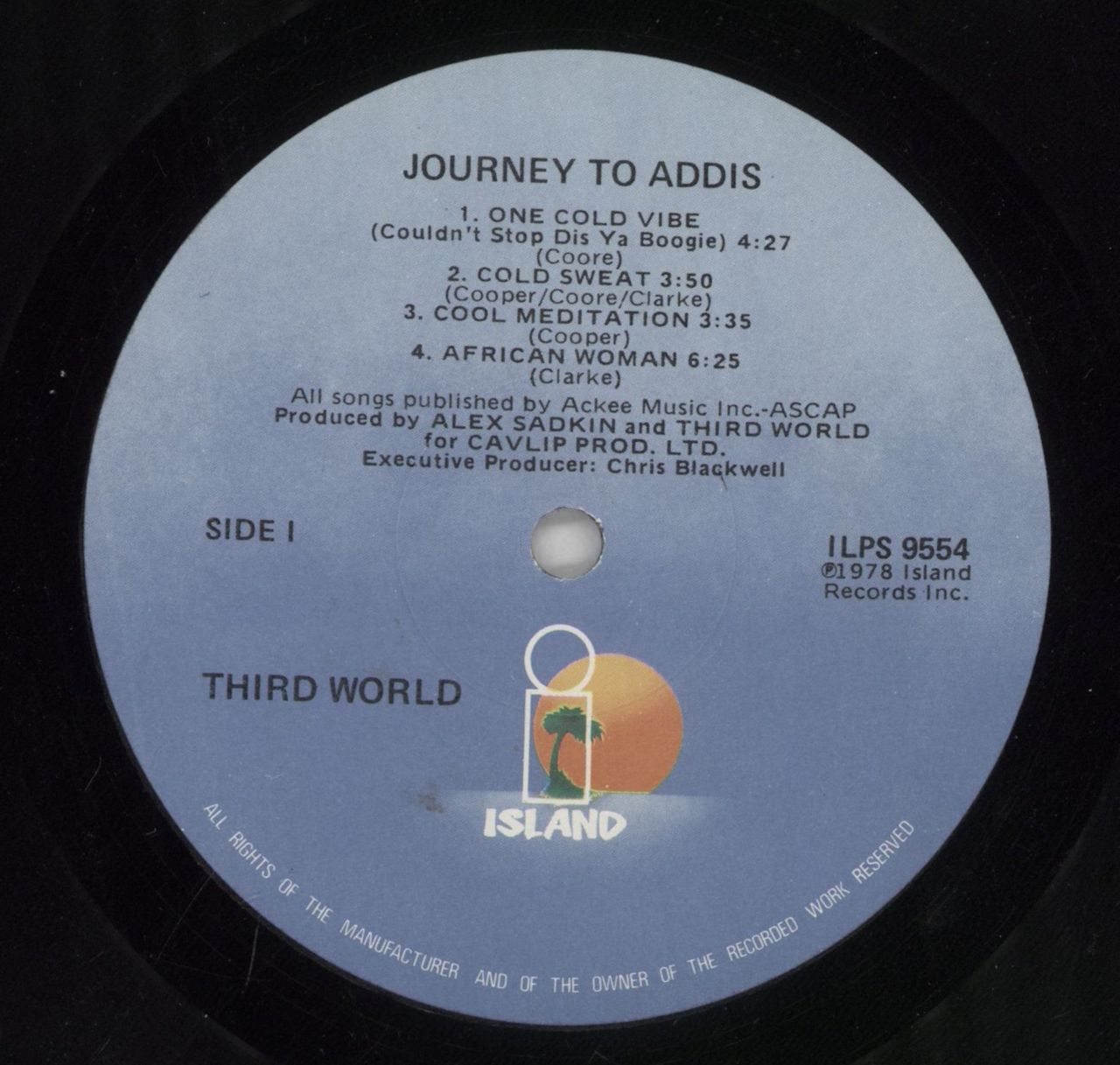 Third World Journey To Addis US Vinyl LP