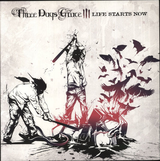 Three Days Grace Life Starts Now UK Vinyl LP