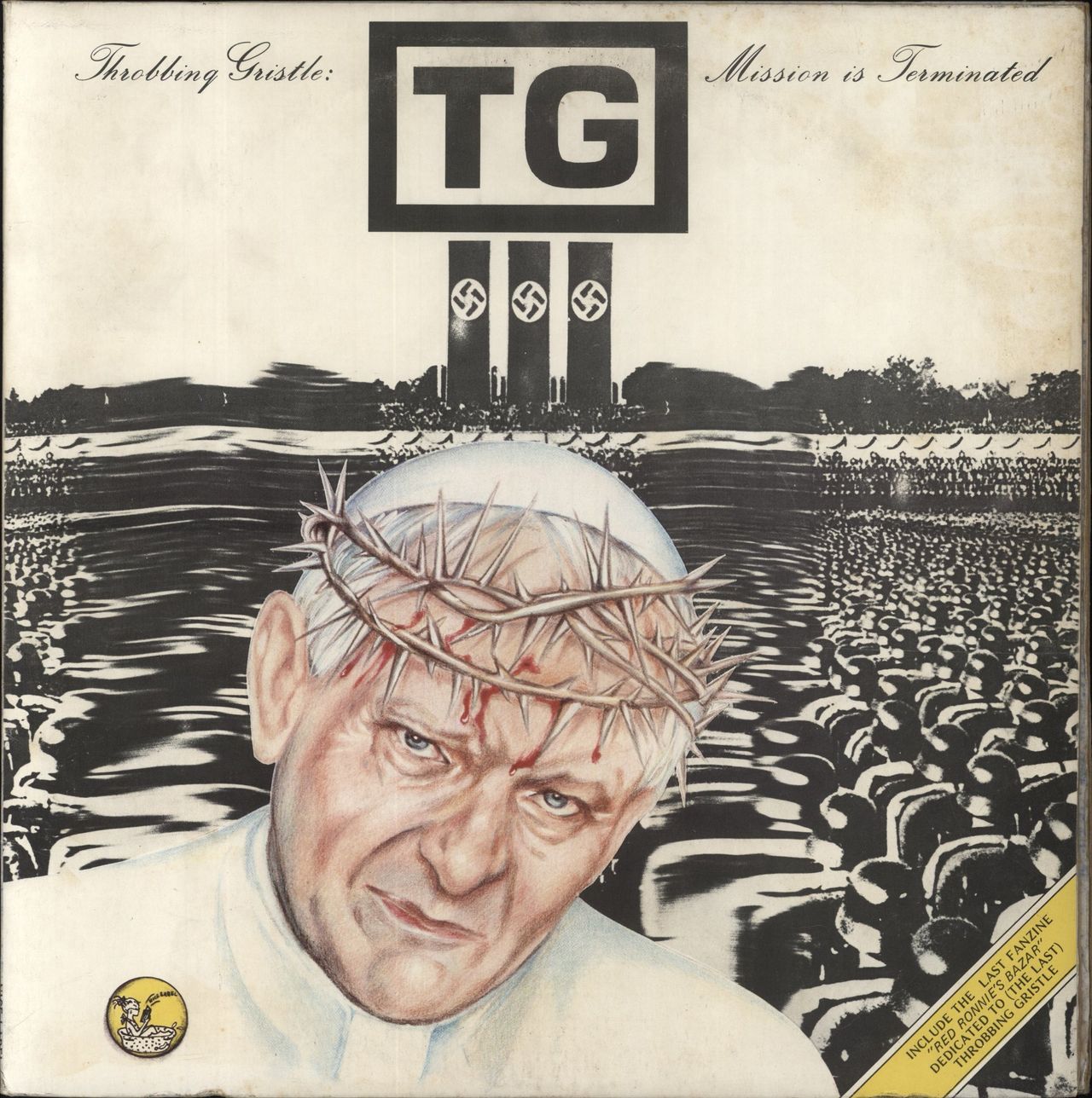 Throbbing Gristle Mission Is Terminated + Nice Tracks LP Italian 2-LP vinyl set