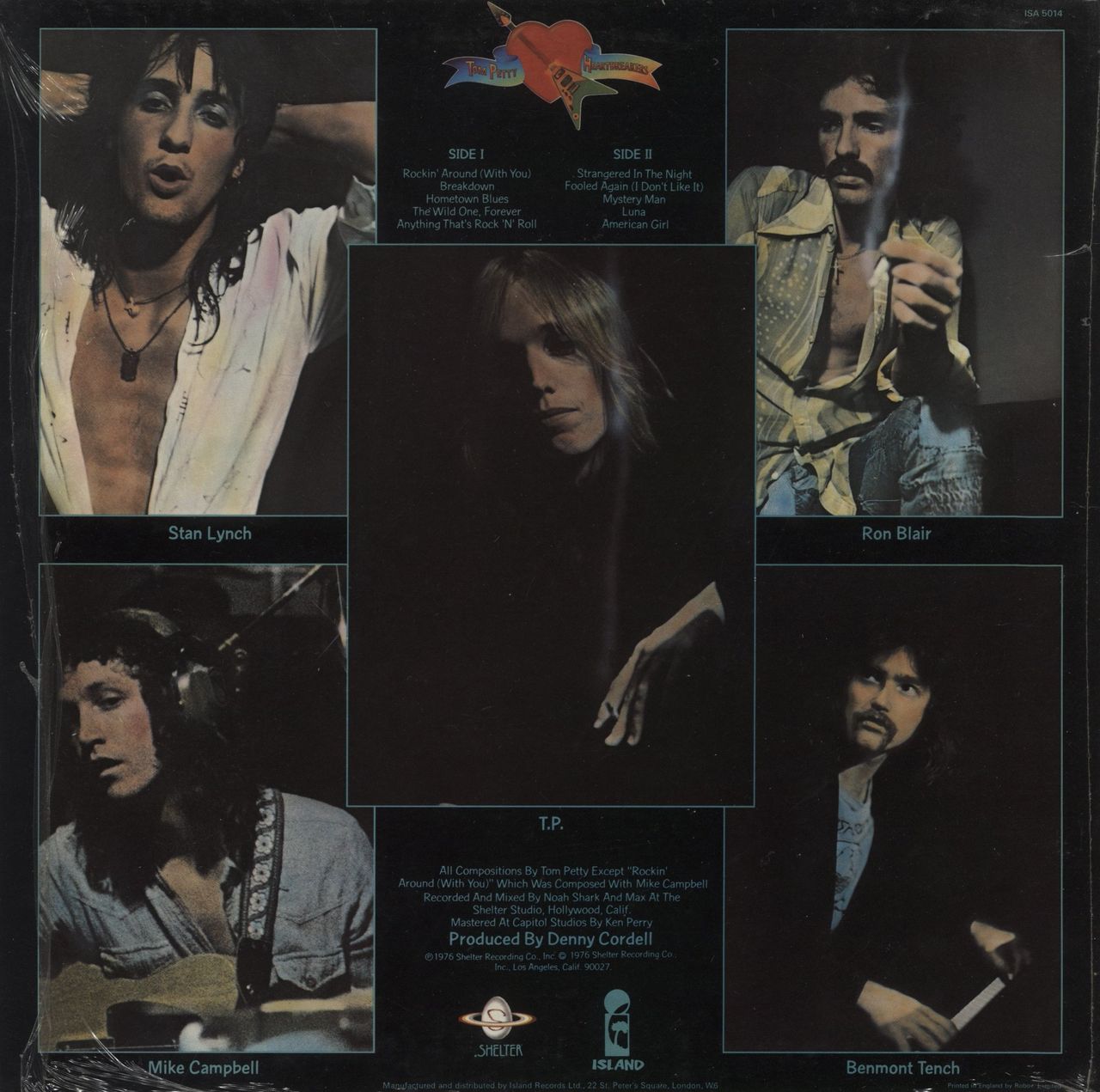Tom Petty & The Heartbreakers Tom Petty And The Heartbreakers - shrink UK Vinyl LP