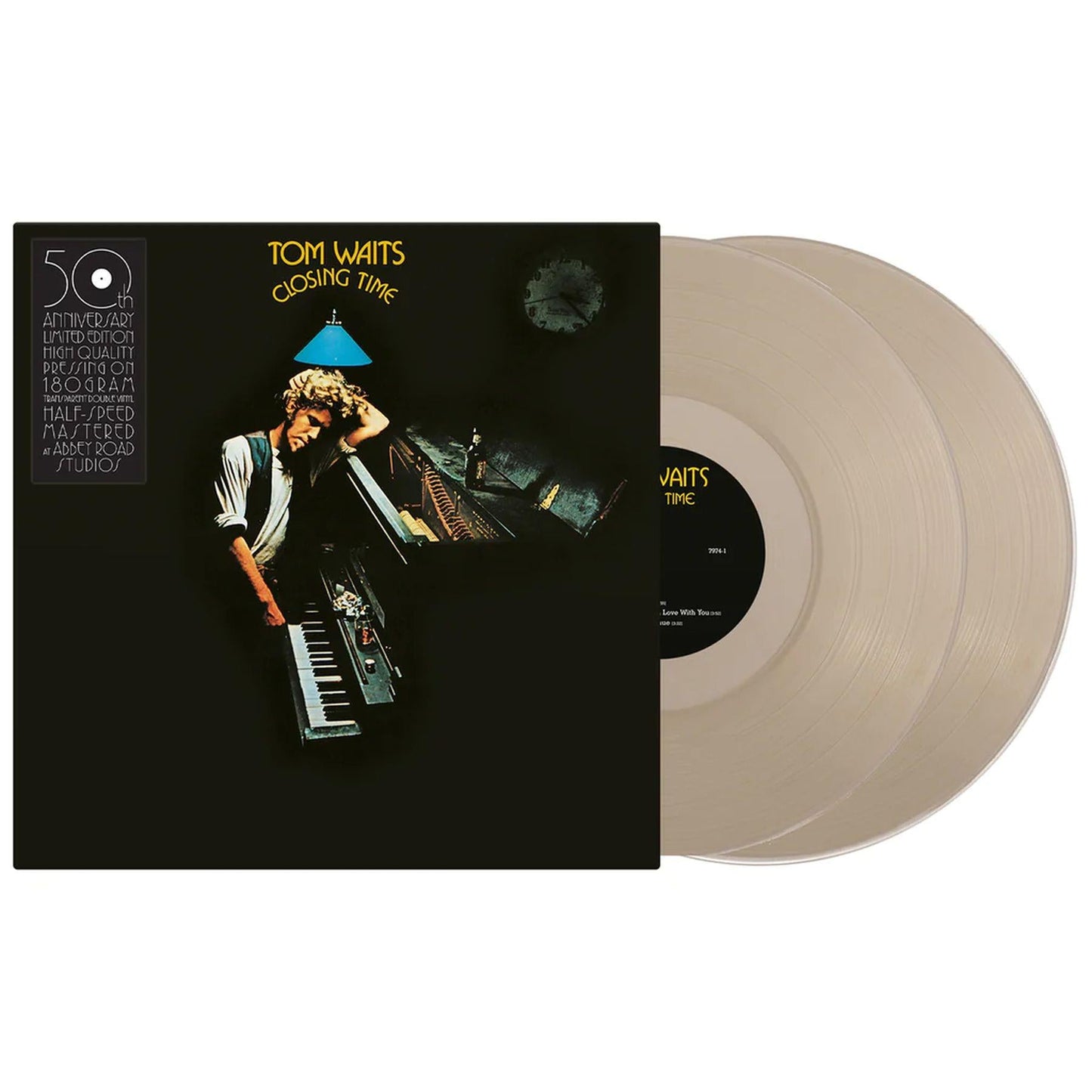 Tom Waits - Closing Time - 50th Anniversary Edition Clear Vinyl LP Record