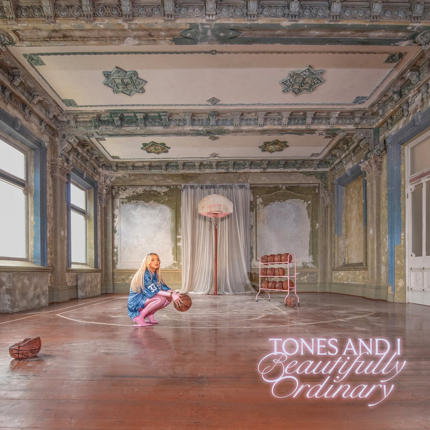 Tones And I - Beautifully Ordinary - Pink and Silver Vinyl LP Record